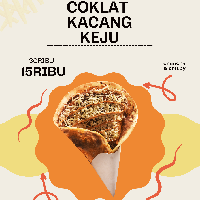 Crepes coklat kacang keju
