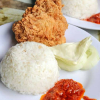 Ayam Fried Chicken + Nasi
