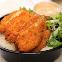 rice bowl chicken katsu
