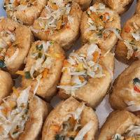 tahu isi sayur pedas