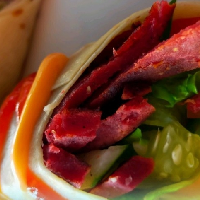 Kebab Sapi Pakai Sayur