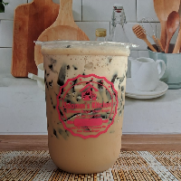 Cappucino + Jelly Cincau 