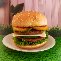 Burger Sapi Spesial  (Dobel/2 daging)