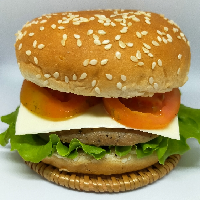 Burger Sapi Spesial (grilled)