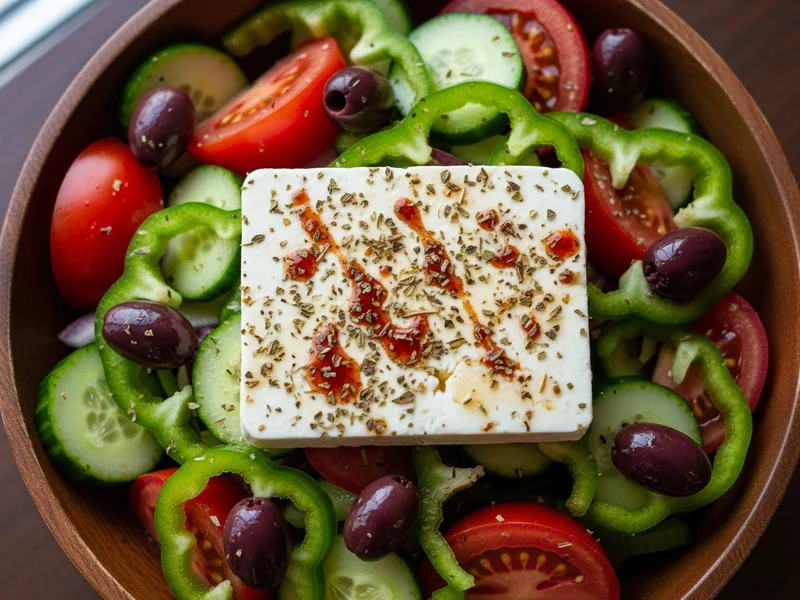 Greek Salad (Horiatiki), a Global dish