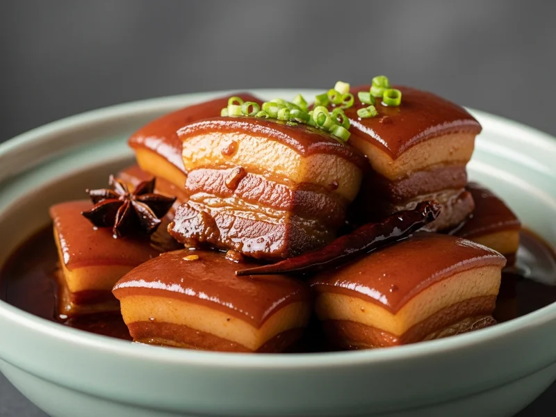 Red Braised Pork Belly (Hong Shao Rou)