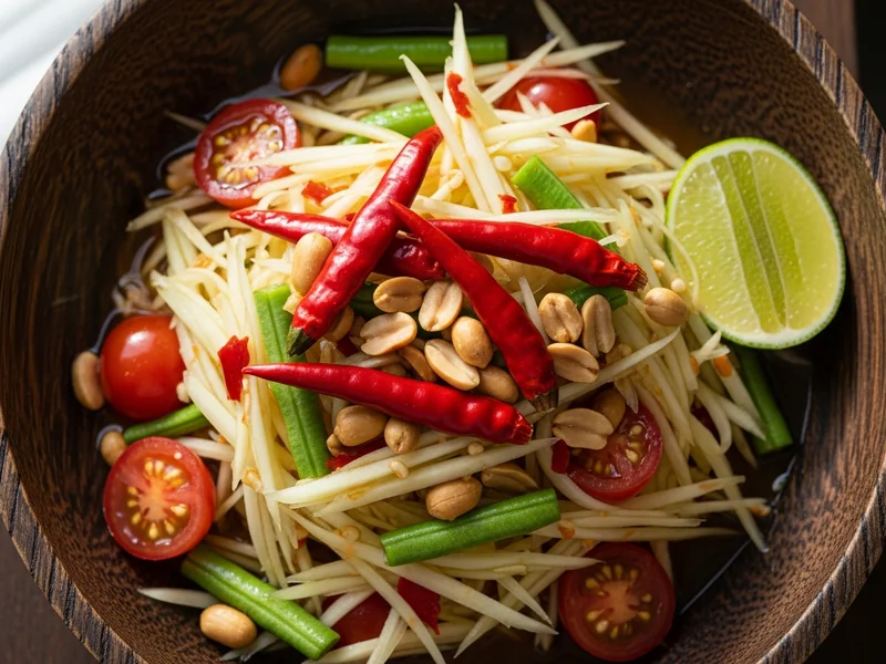 Som Tum (Green Papaya Salad)