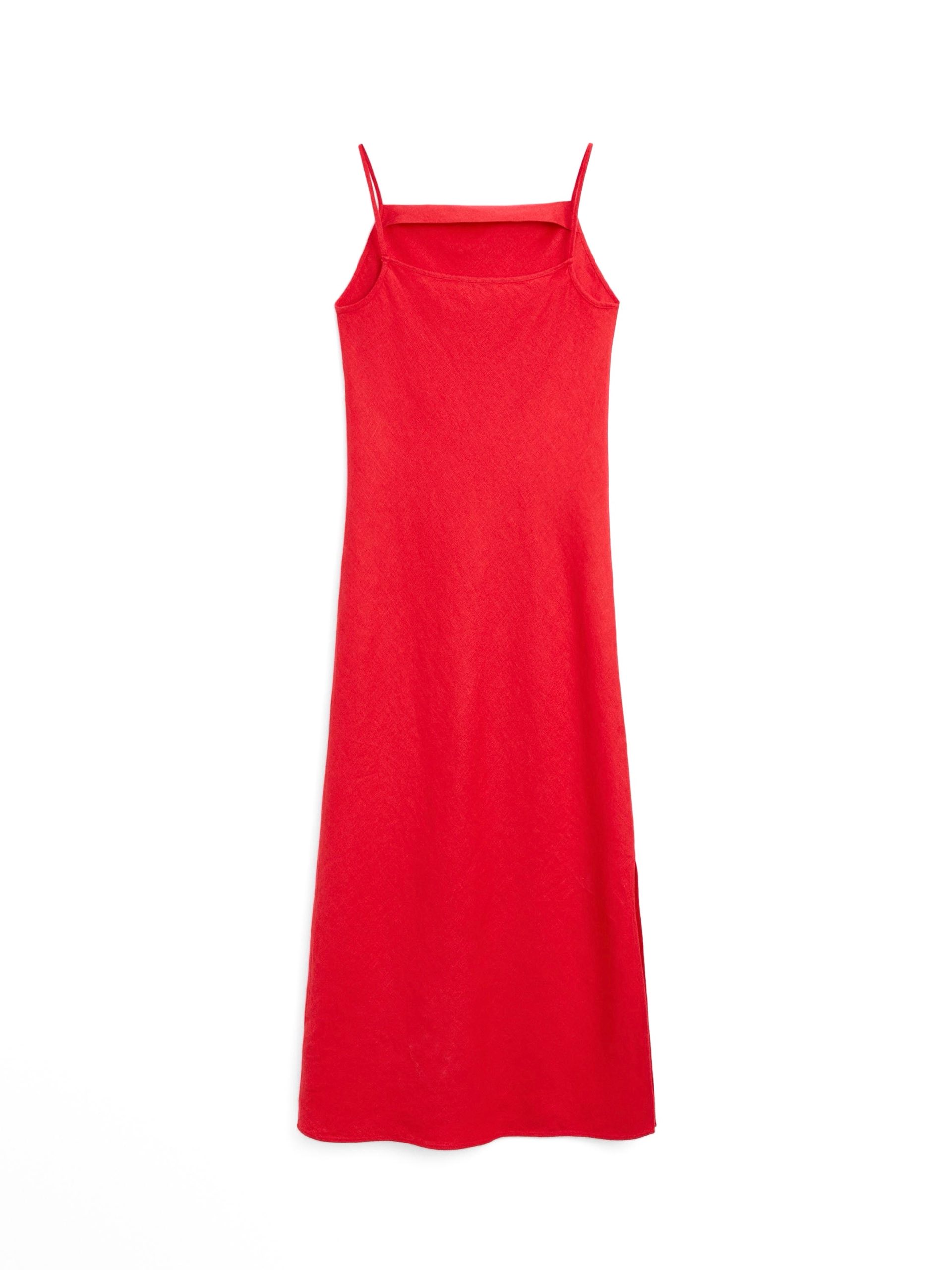 Midi crvena haljina 0