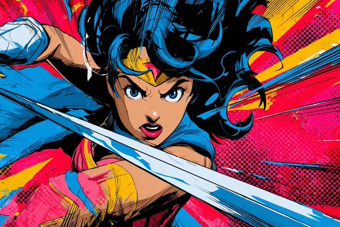 Comic Book Action Pose