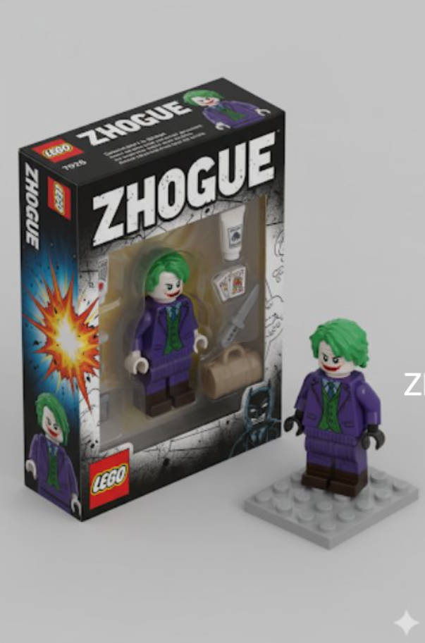 Create a custom LEGO Minifigure Packaging Scene