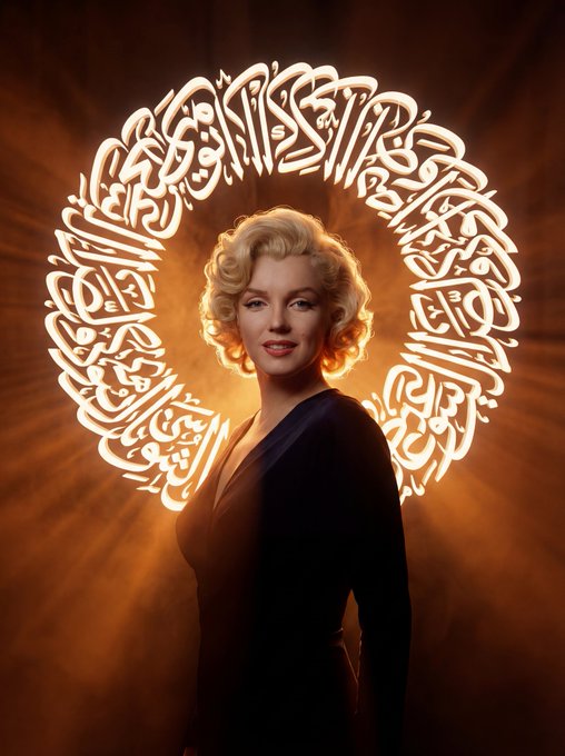 Create a custom Calligraphy Halo Portrait