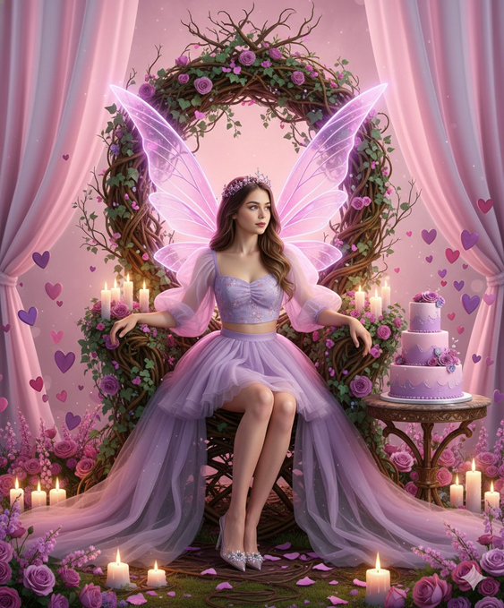Create a fairy Queen Enchanted Edit