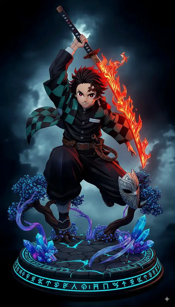 Create a fantasy RPG Figurine Transformation