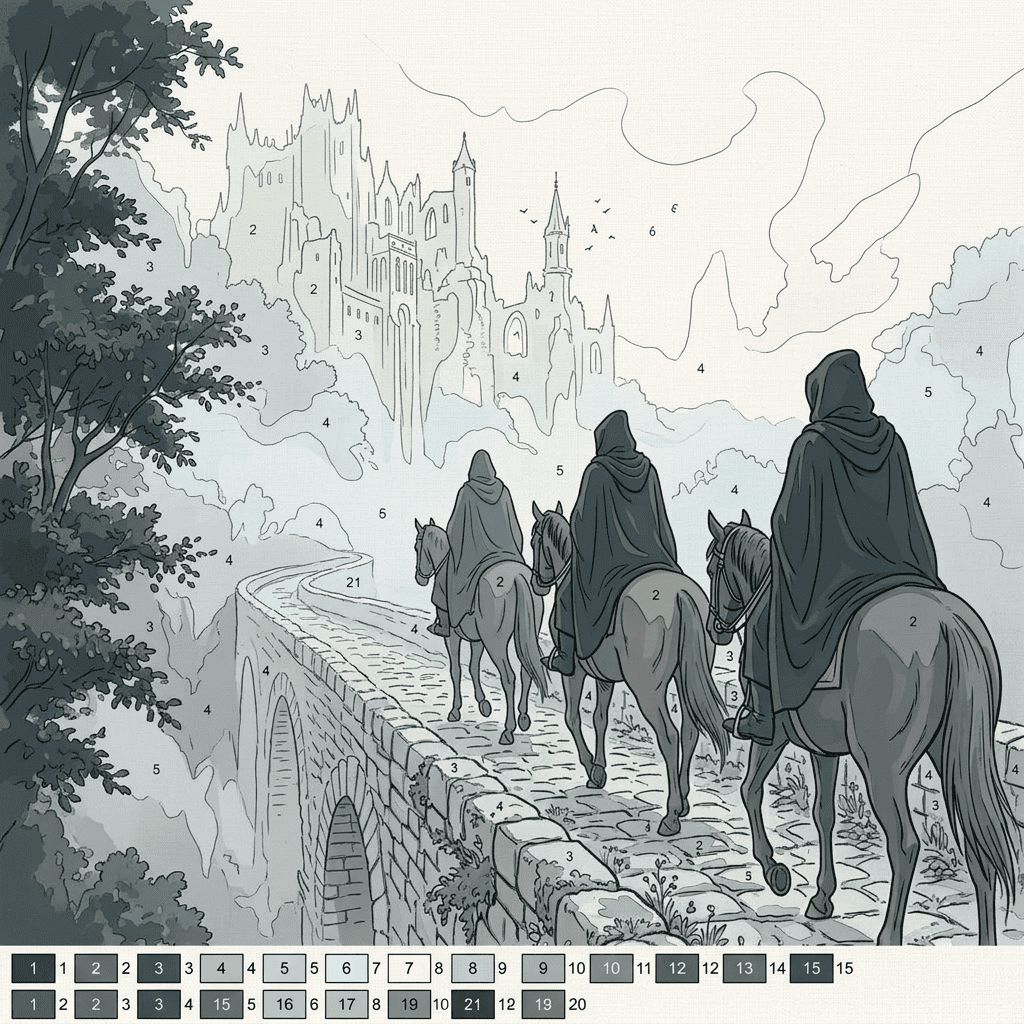 Create a create your own Paint By Numbers Template