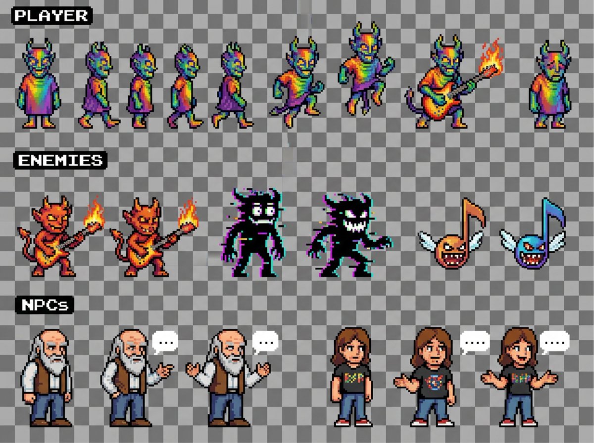 Create a nES-Style Sprite Sheet From Character Art