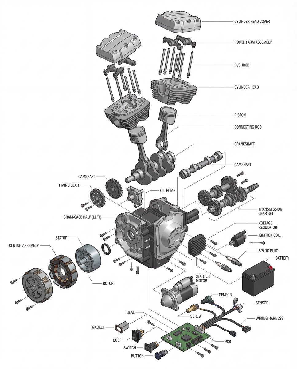Create an exploded Isometric Teardown Diagram