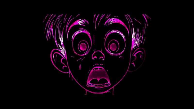 Create a neon Shock Thumbnail