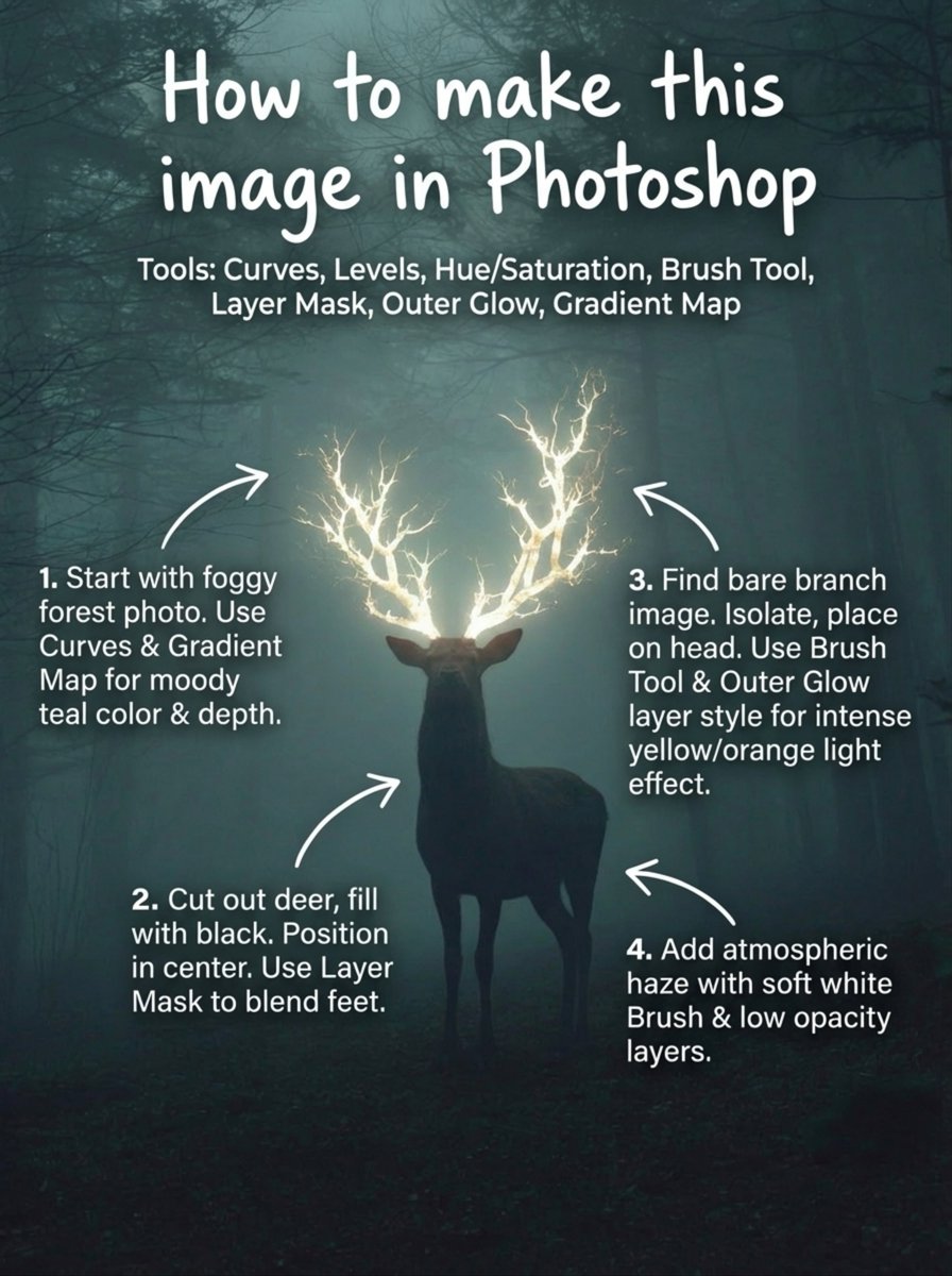 Create a photoshop Handwritten Tutorial Overlay