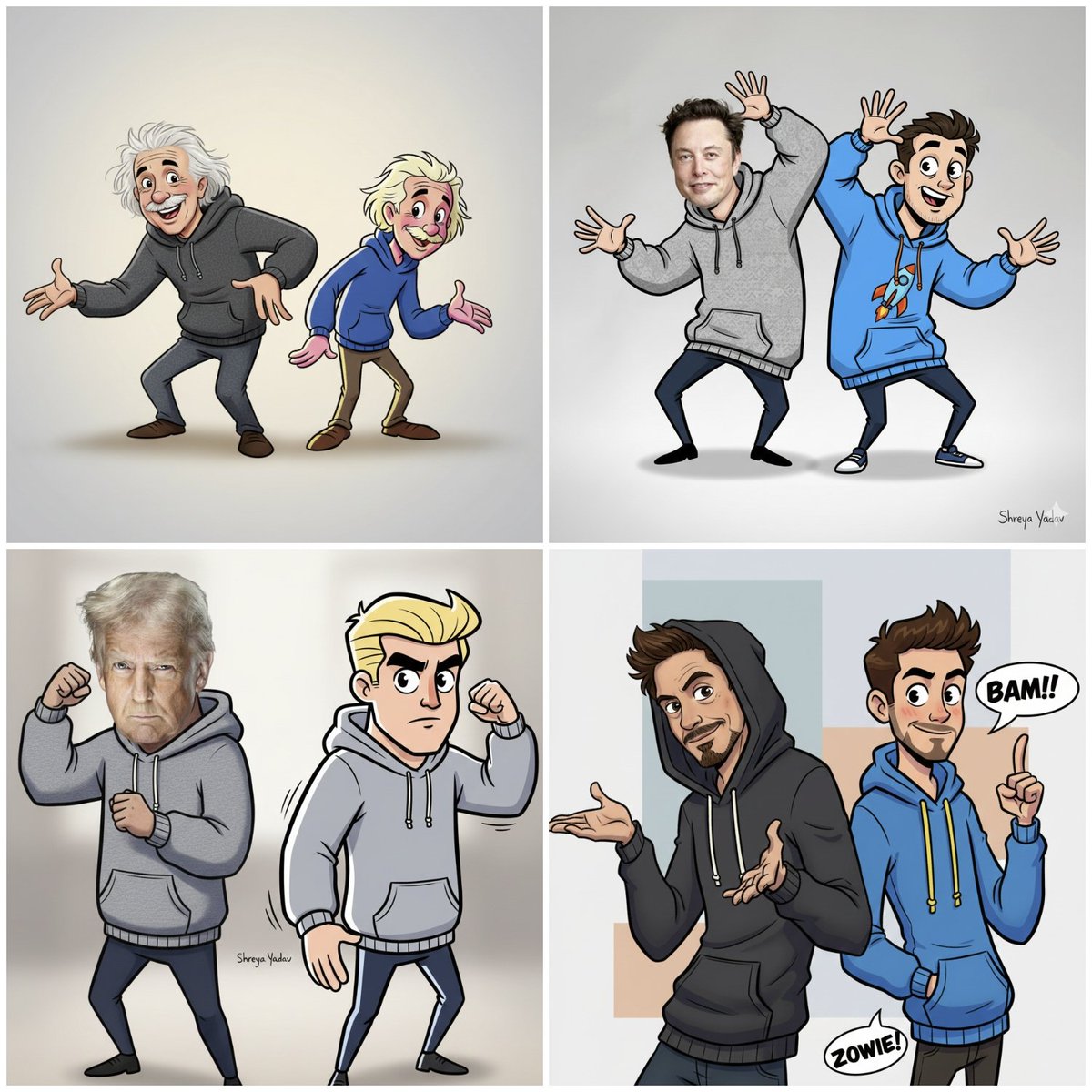 Create a real + Cartoon Doppelganger Portrait