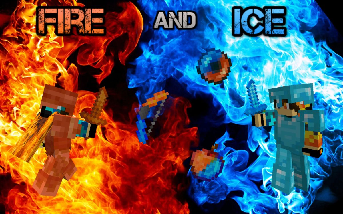 Create a fire and Ice Thumbnail