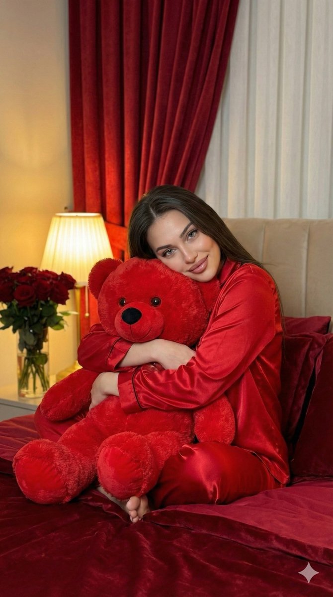 Create a cozy Red Bedroom Portrait