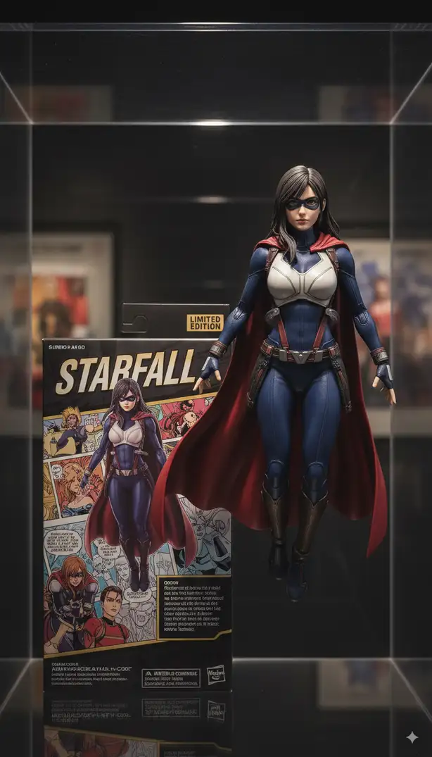 Create a superhero Action Figure Display