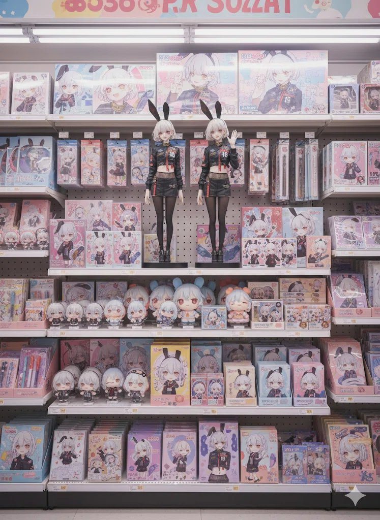 Create a collectible Figurine Display in Fantasy Convenience Store