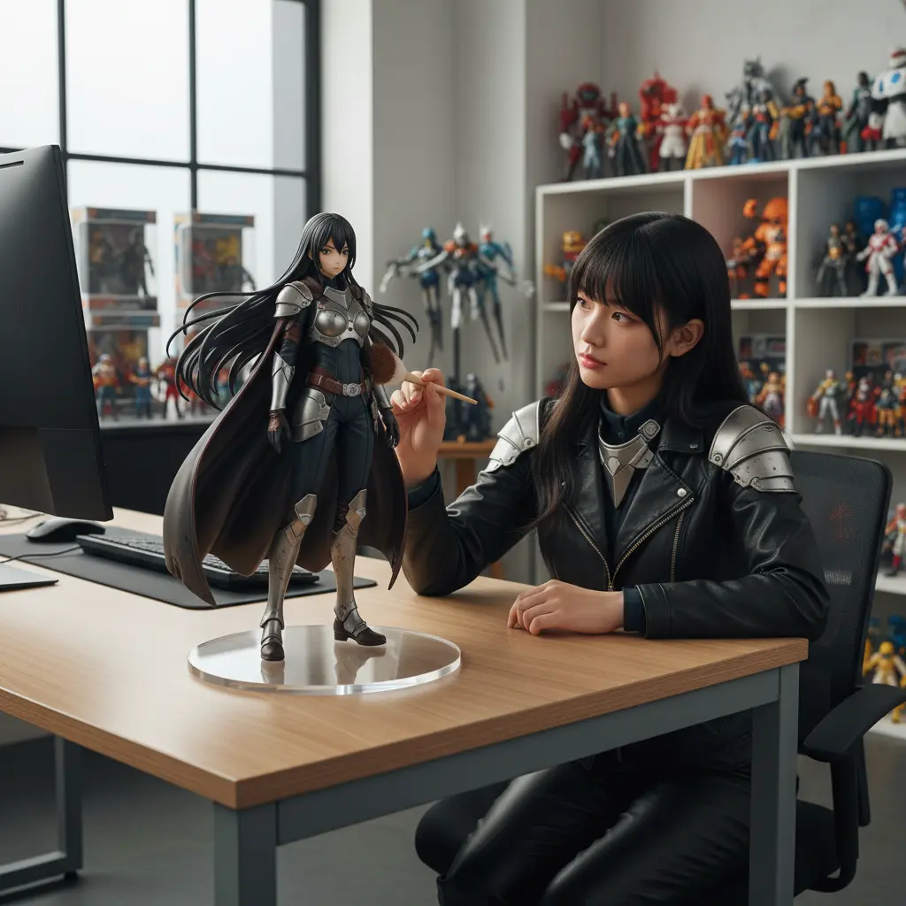 Create a 1/7-Scale Collector Figurine Studio Scene