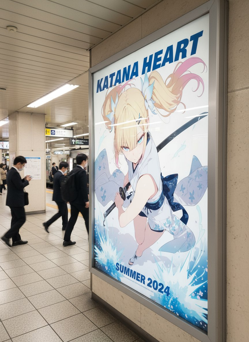 Create a photo-Realistic Movie Poster in Subway Display