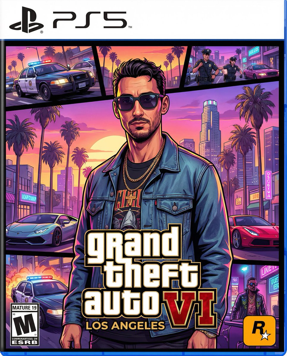 Create a gTA-Style PS5 Game Cover Edit