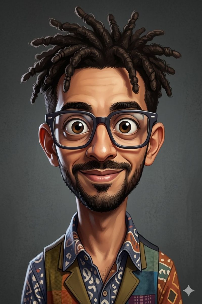 Create a caricature Character Portrait