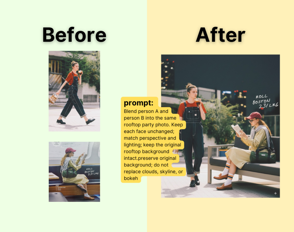 Create a seamless Social Scene Merger