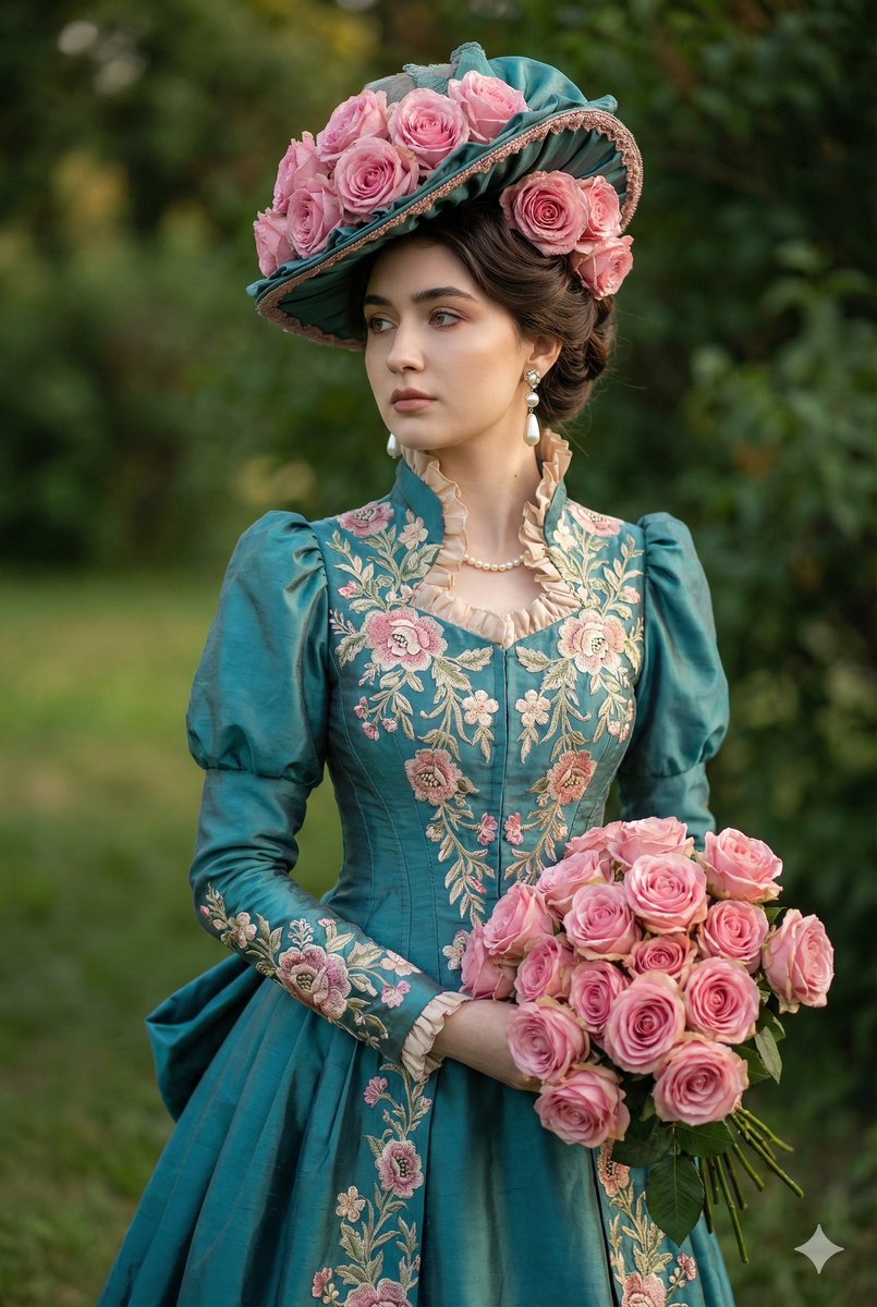 Create a victorian Rococo Ultra-Realistic Portrait