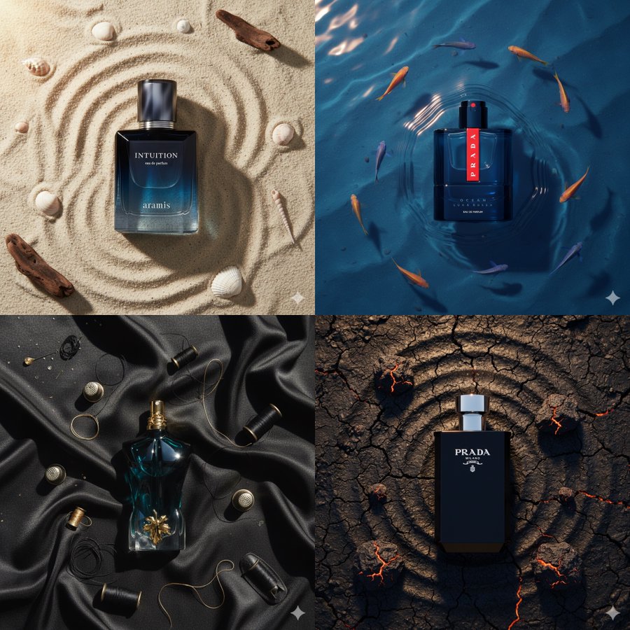 Create a luxury Flat Lay Editorial Shot