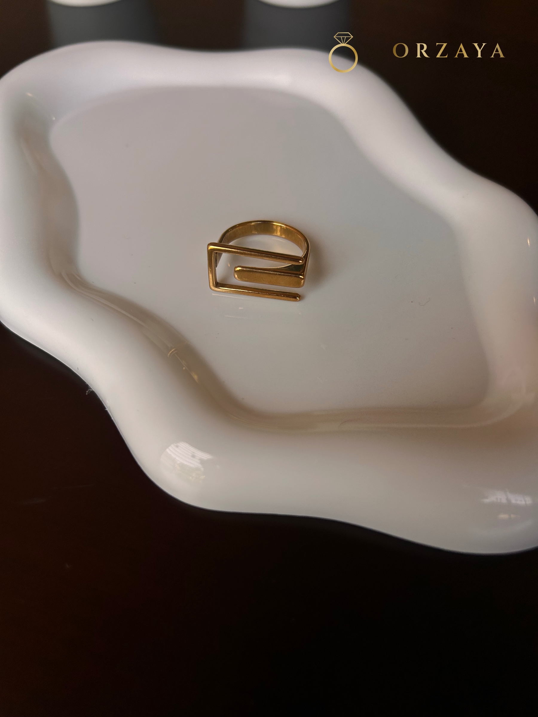 Astra Geometric Ring — ring in 316L Stainless Steel