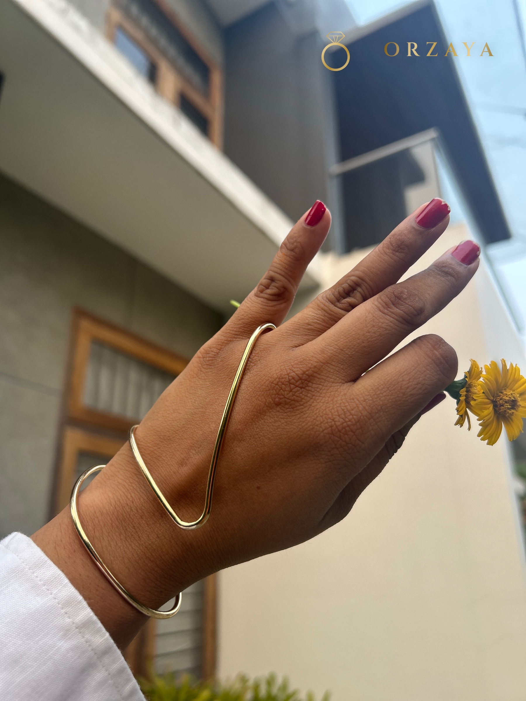 Aura Palm Bracelet — bracelet in 316L Stainless Steel