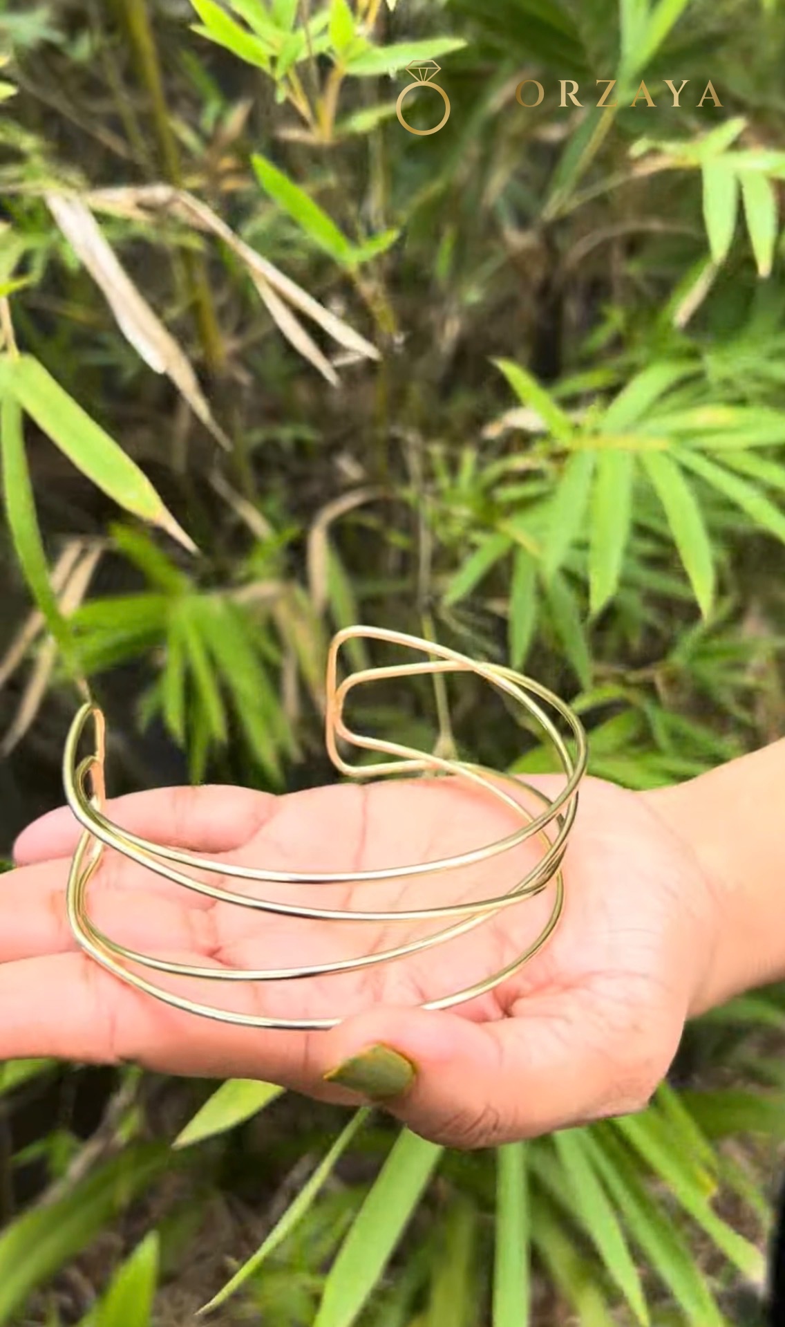 Aura Multi-Strand Cuff Bracelet — bracelet in 316L Stainless Steel
