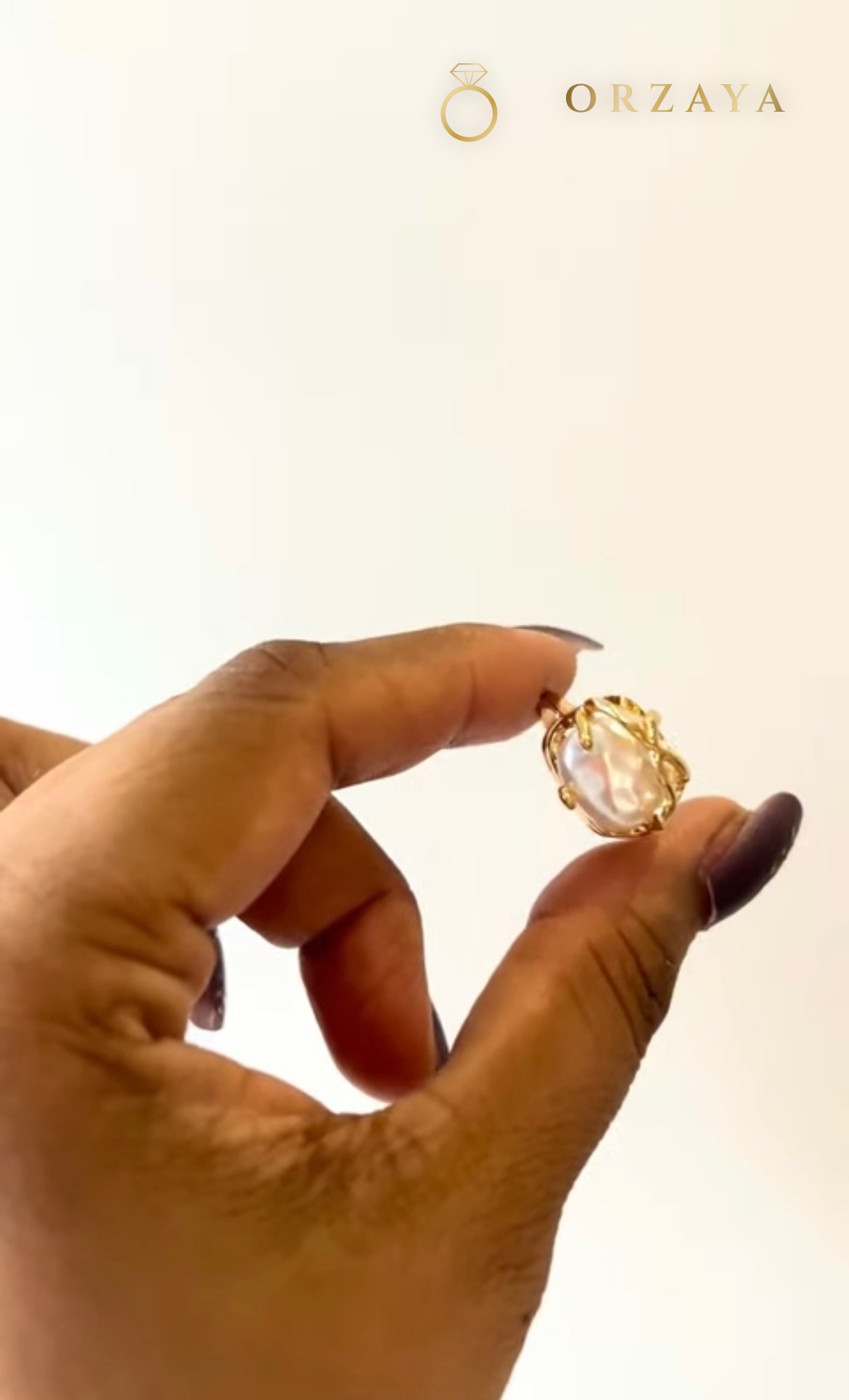 Celeste Stone Ring — ring in 316L Stainless Steel