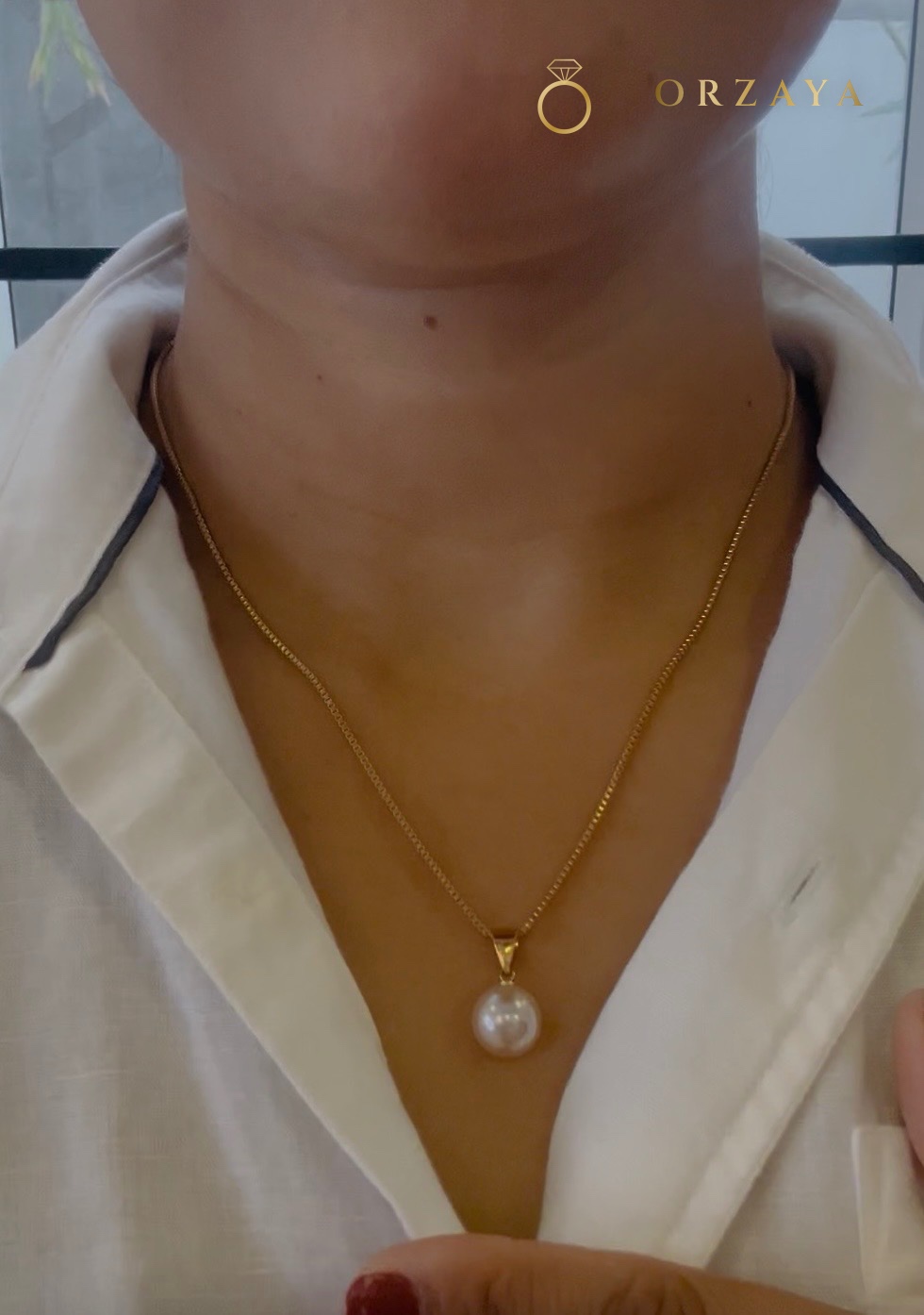 Celeste Pendant Necklace — necklace in 316L Stainless Steel