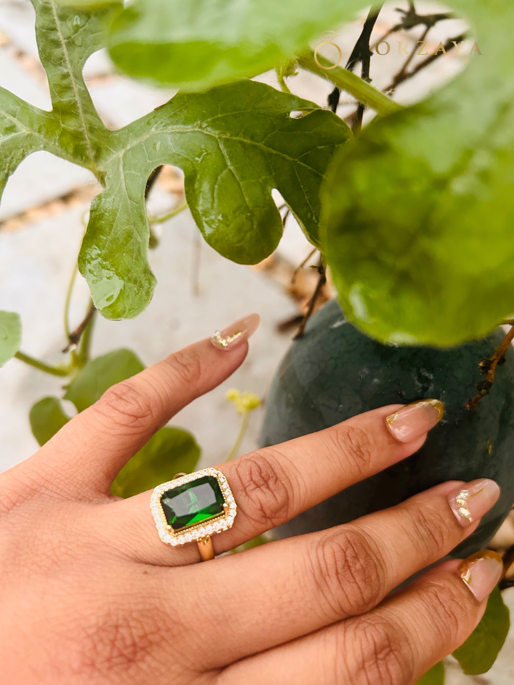 Celeste Stone Ring — ring in 316L Stainless Steel