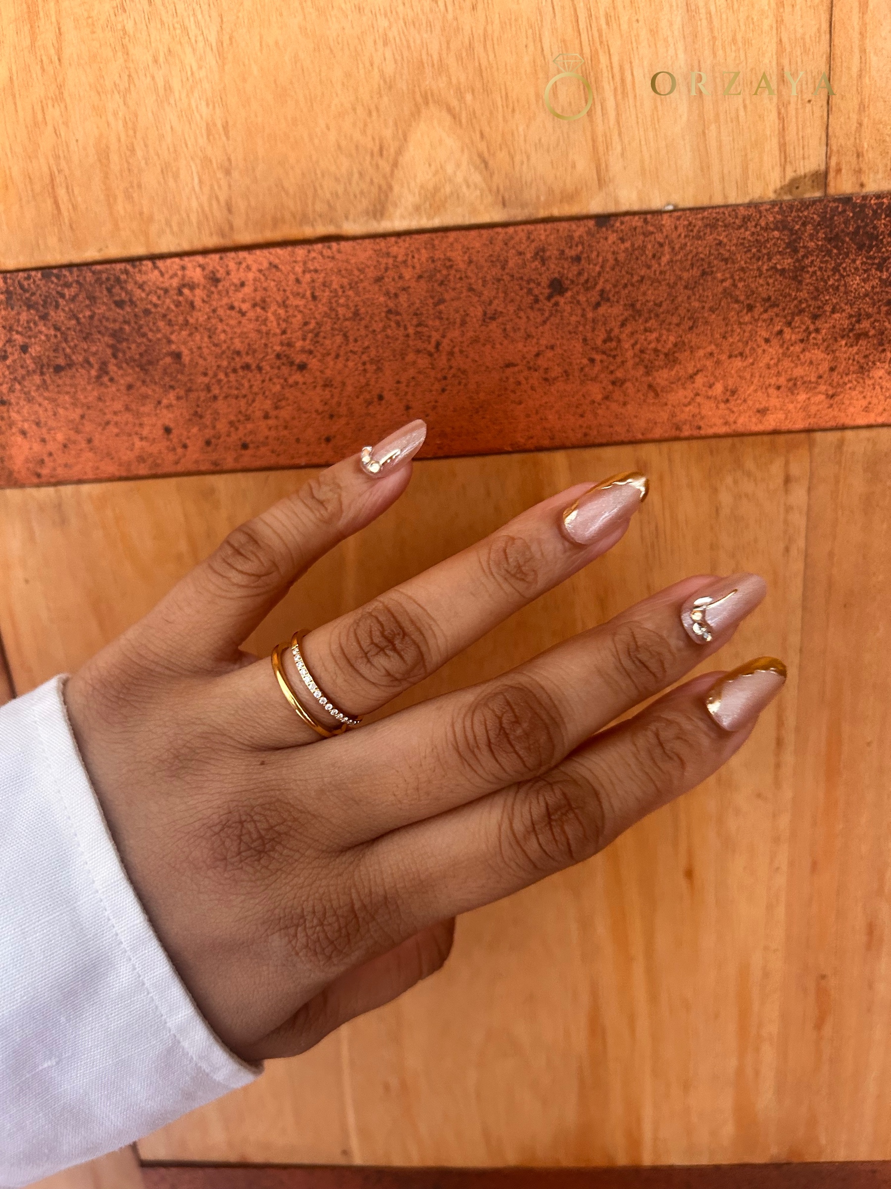 Celeste Stone Ring — ring in 316L Stainless Steel