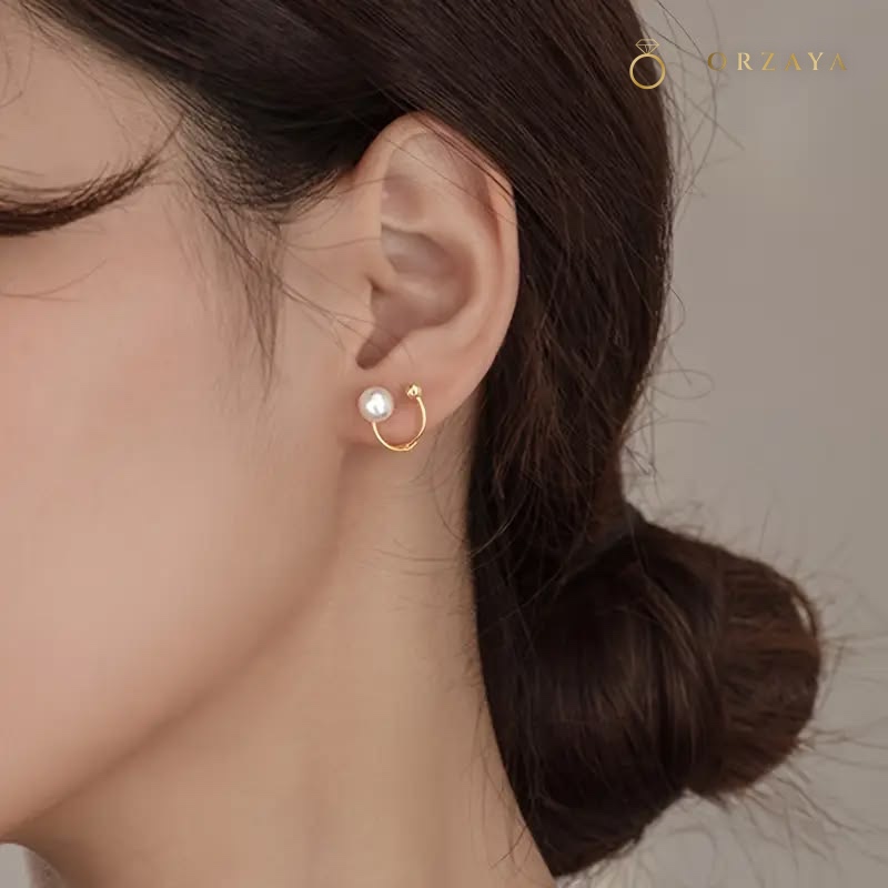 Serpentine Snake Ear Clip — ear-clip in 316L Stainless Steel