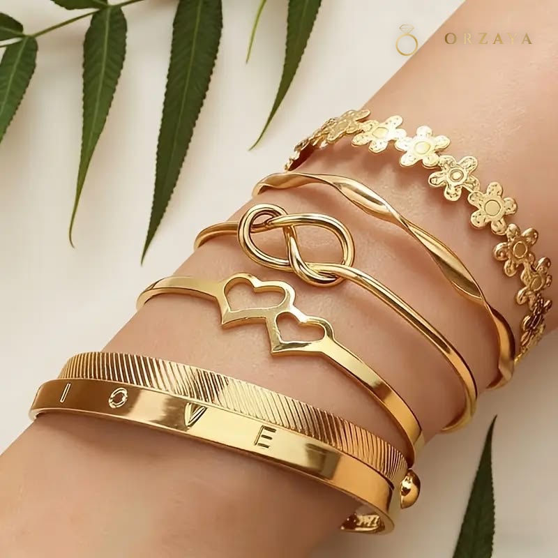 Flora Blossom Bracelet — bracelet in 316L Stainless Steel