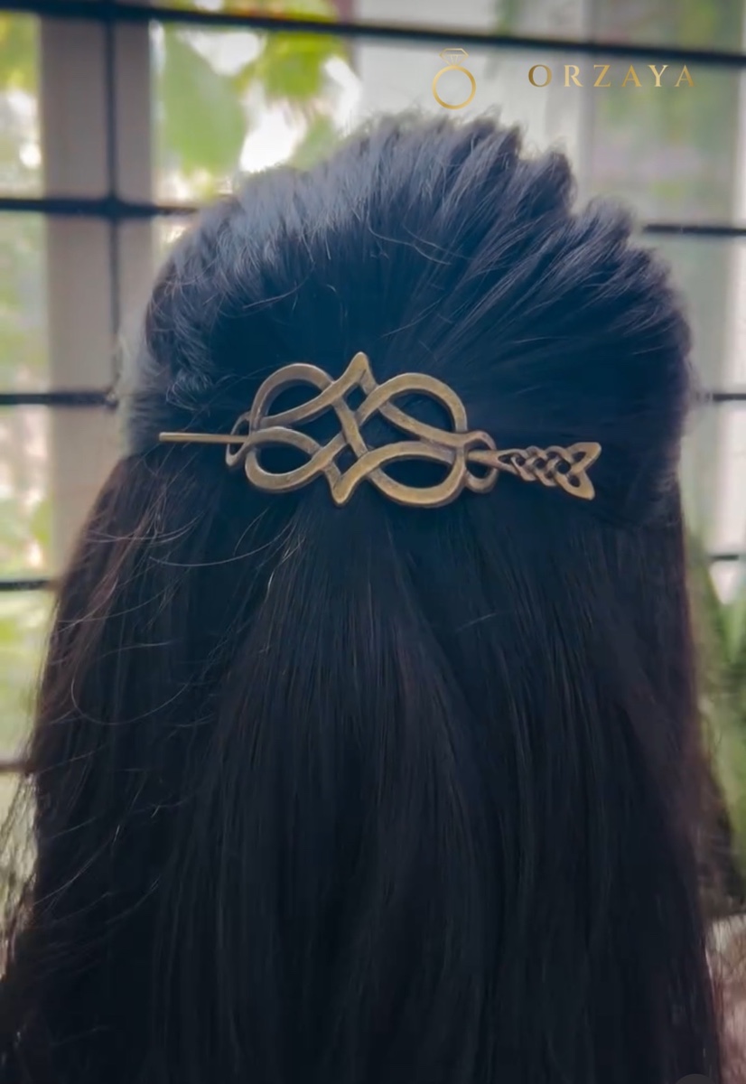 Solstice Hair Pin — hair-accessories in 316L Stainless Steel