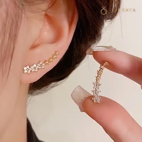 Solaris Floral  Ear-Clip — ear-clip in 316L Stainless Steel