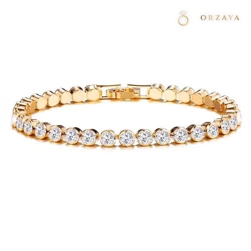 Celeste Tennis Bracelet — bracelet in 316L Stainless Steel