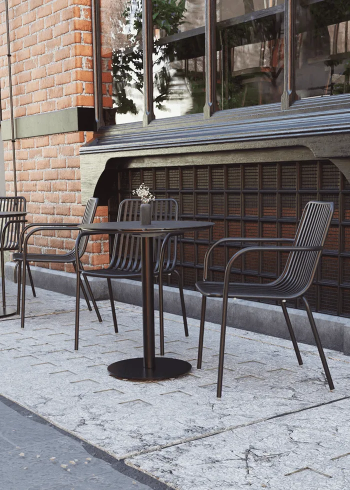 Chair Helia in a reference hospitality setting