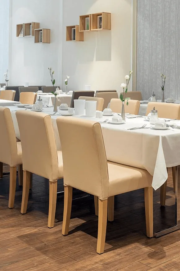 Chair Debby in a reference hospitality setting
