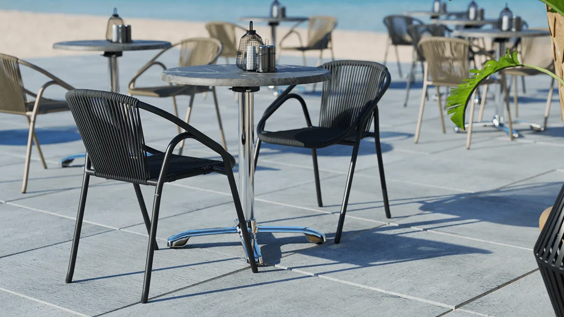 Armchair Malorin in a reference hospitality setting