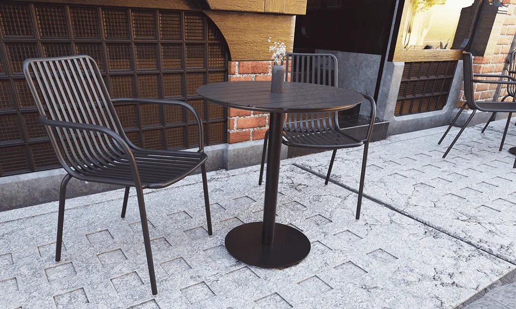 Chair Helia in a reference hospitality setting